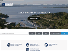 Tablet Screenshot of findlaketravishomes.com